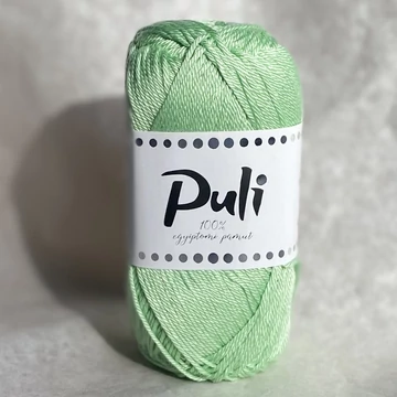 puli pamut fonal amigurumi mercerizált zöld mentazöld