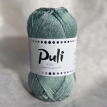 puli pamut fonal amigurumi mercerizált zöld zsálya