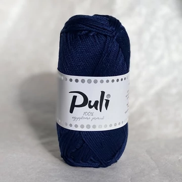 puli pamut fonal amigurumi mercerizált kék navy tengerészkék marine