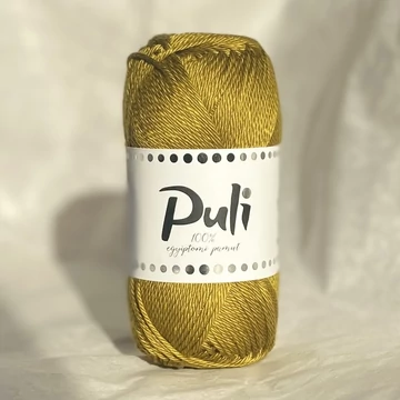 puli pamut fonal amigurumi mercerizált sárga