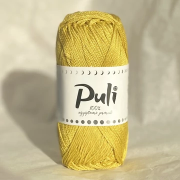 puli pamut fonal amigurumi mercerizált sárga