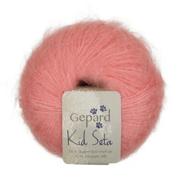 gepard kid seta moher fonal rózsaszín pink selyem mohair