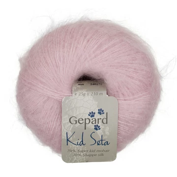 gepard kid seta moher fonal rózsaszín selyem mohair