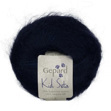gepard kid seta moher fonal kék tengerészkék navy selyem mohair