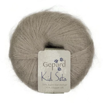 gepard kid seta moher fonal világosszürke selyem mohair