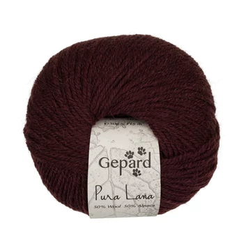 gepard pura lana merinoi alpaka gyapju közepes vastagsagu fonal szilvakék bordo
