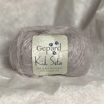 gepard kid seta moher fonal világosszürke selyem mohair