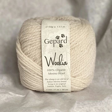 gepard woolia organikus merinoi gyapju fonal közepes vastagsagu fehér