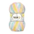 Kép 1/2 - nako elit baby mini batik fonal babafonal antipilling bolyhosodasmentes premium akril  szinatmenetes sarga citrom kek 32428
