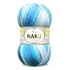 Kép 1/2 - nako elit baby mini batik fonal babafonal antipilling bolyhosodasmentes premium akril  szinatmenetes kek 32455