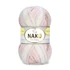 Kép 1/2 - nako elit baby mini batik fonal babafonal antipilling bolyhosodasmentes premium akril  szinatmenetes rozsaszin barna 32463
