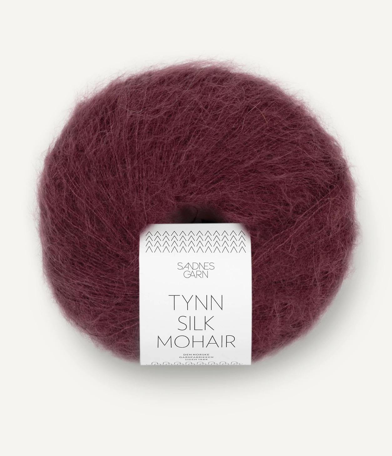 SANDNES GARN TYNN SILK MOHAIR - 4372 Dyp Burgunder