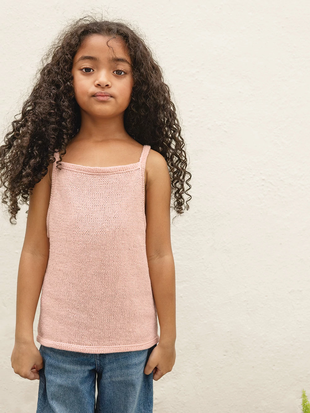 Sandnes Garn minta  - 2503 Summer Knit for Kids Nr2 - Clementine top junior 
