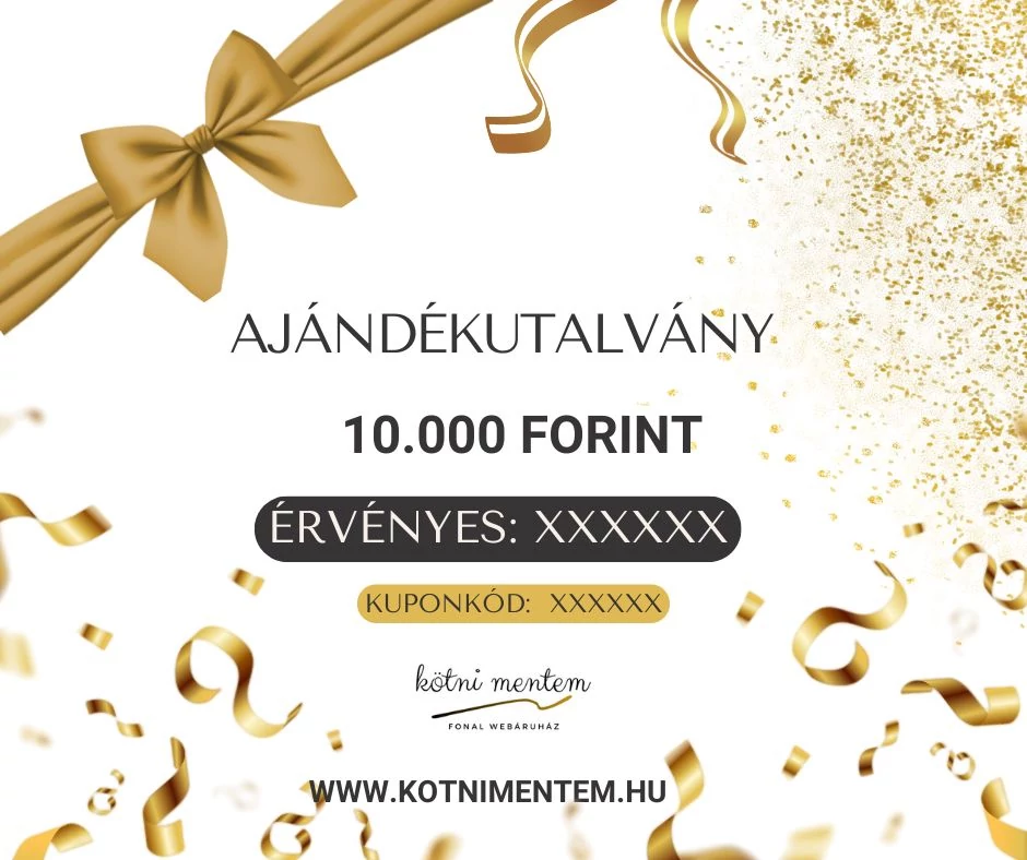 Ajándékutalvány 10.000 Ft értékben